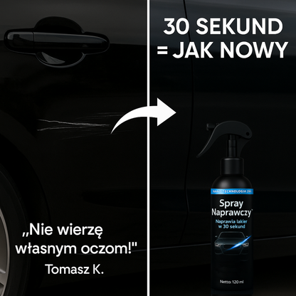 SprayNaprawczy™ Zaawansowana Formuła | Usuwa Wszystkie Rysy w 30 Sekund